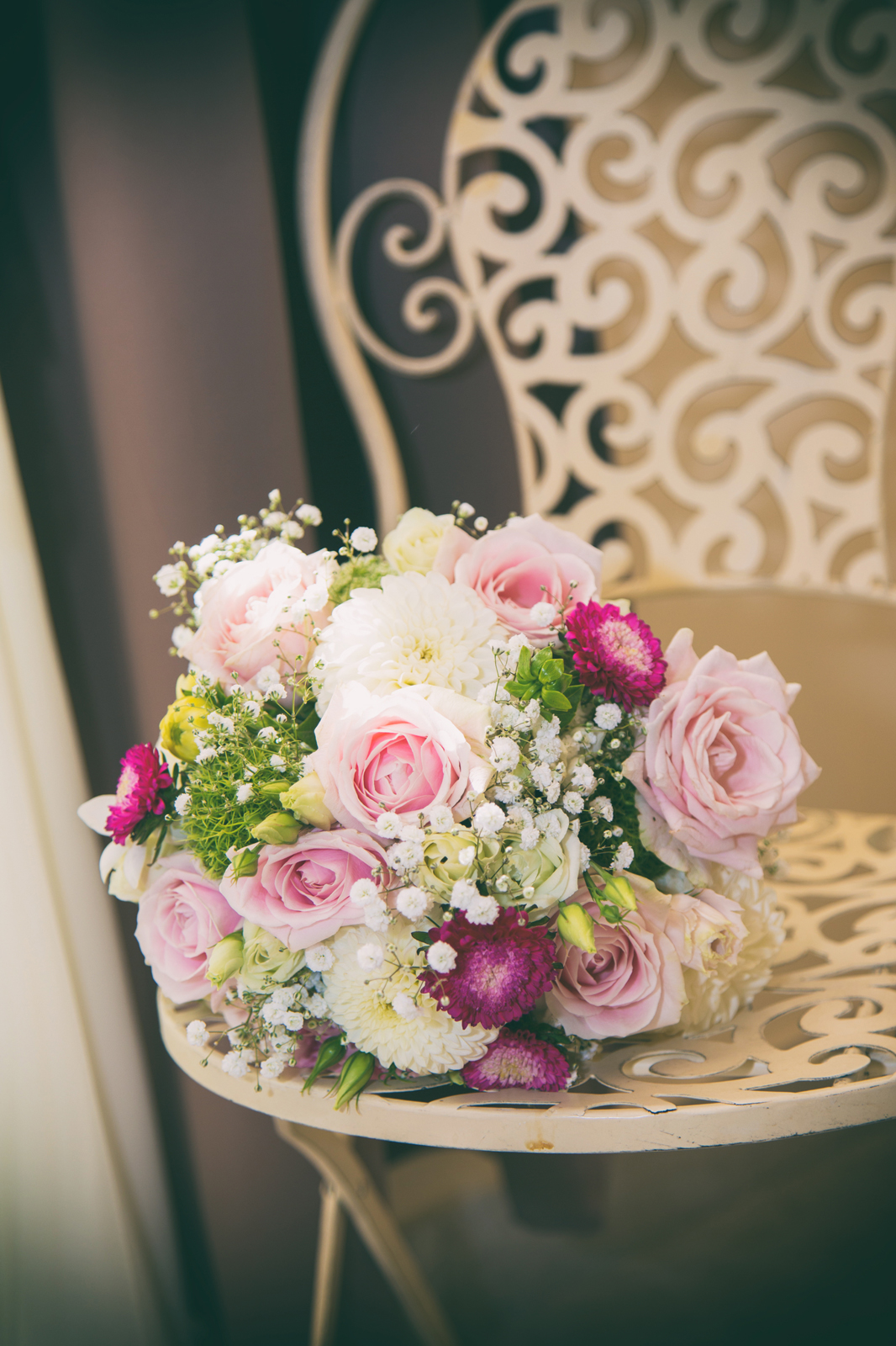 photographe de mariage, le bouquet champêtre