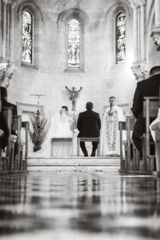 Photographe de mariage, cérémonie à l'église