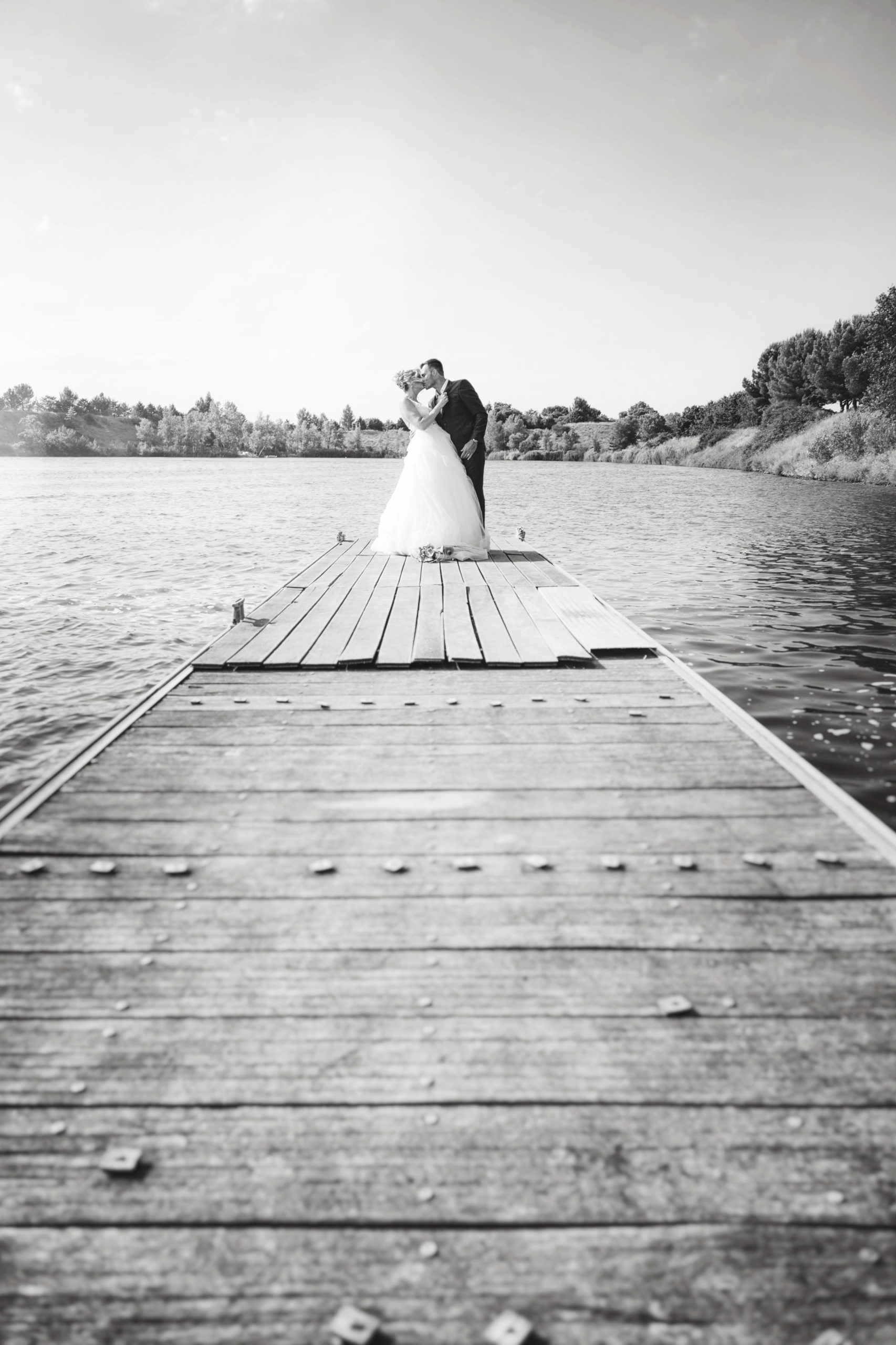 Photo de mariage, photo de couple, mariage au bord de l'eau, Eternel Présent