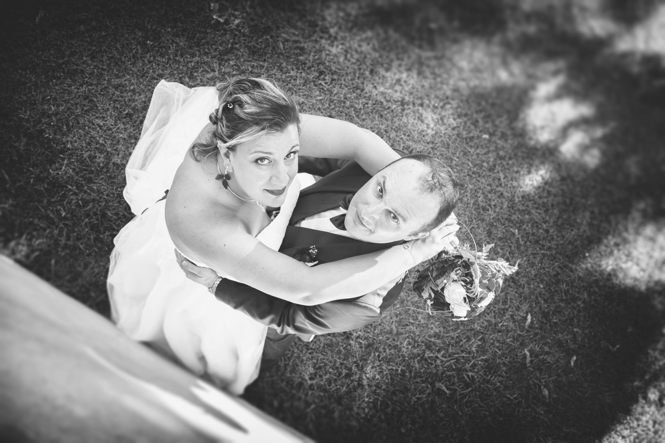 Photo de mariage, photo de couple, photo noir et blanc, Provence, Eternel Présent