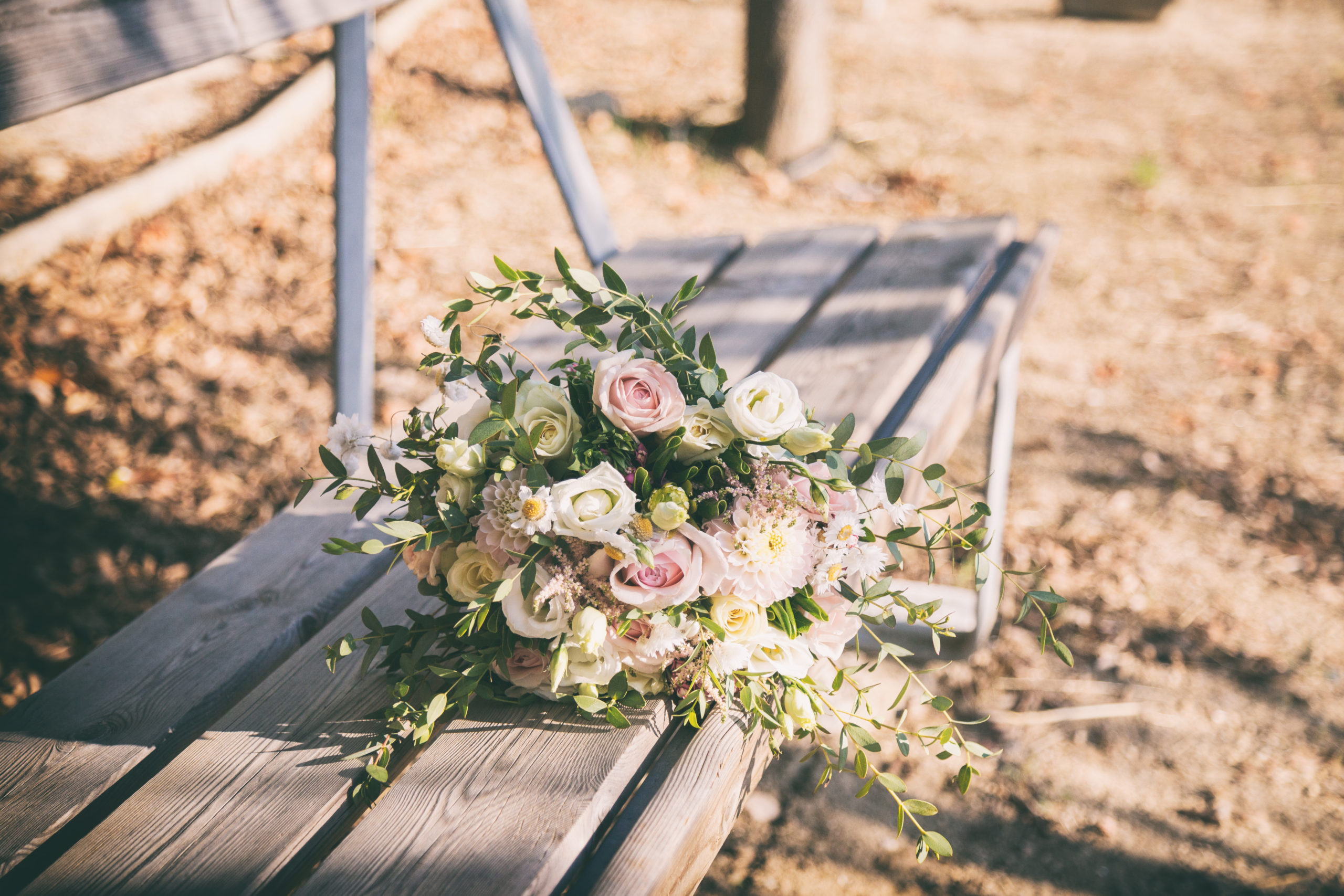 Photographe mariage, bouquet de mariée